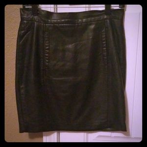 Leather skirt